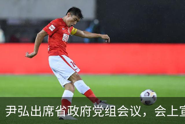 尹弘出席省政府党组会议，会上宣布省委关于省政府党组书记任职的决定